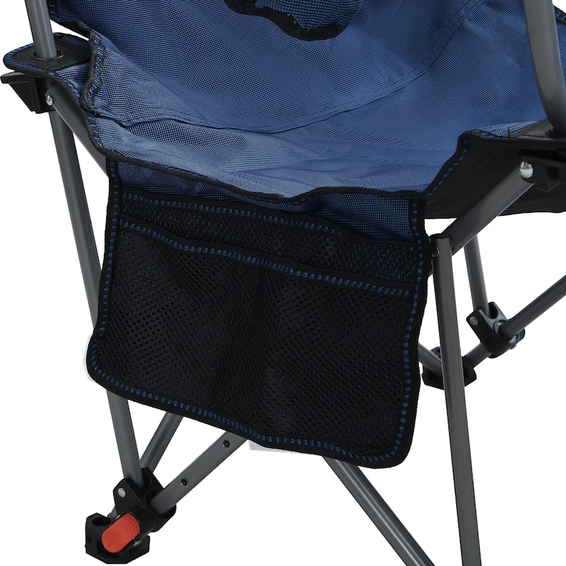 Outdoor Camping Chairs Folding/Portable/Adjustable reclining chair(Three-level adjustment),Side Pockets & Cup Holder,Carry Bag
