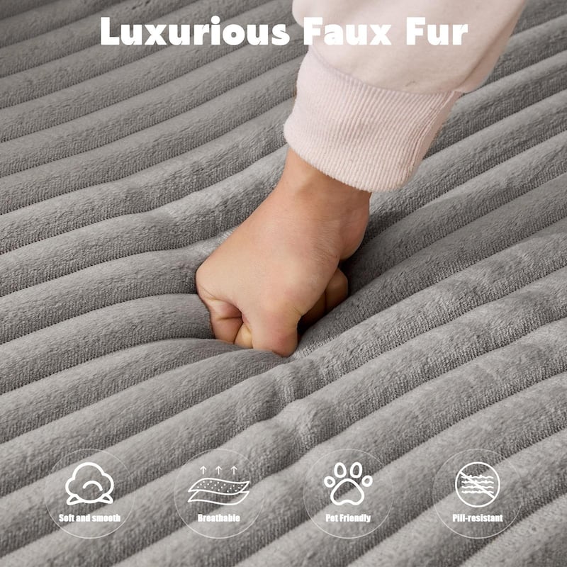 Modular L Shaped Sectional Sofa with Chaise Lounge, Corduroy Upholstered Boneless Sleeper Sofa, Compression Sofa with Deep Seat