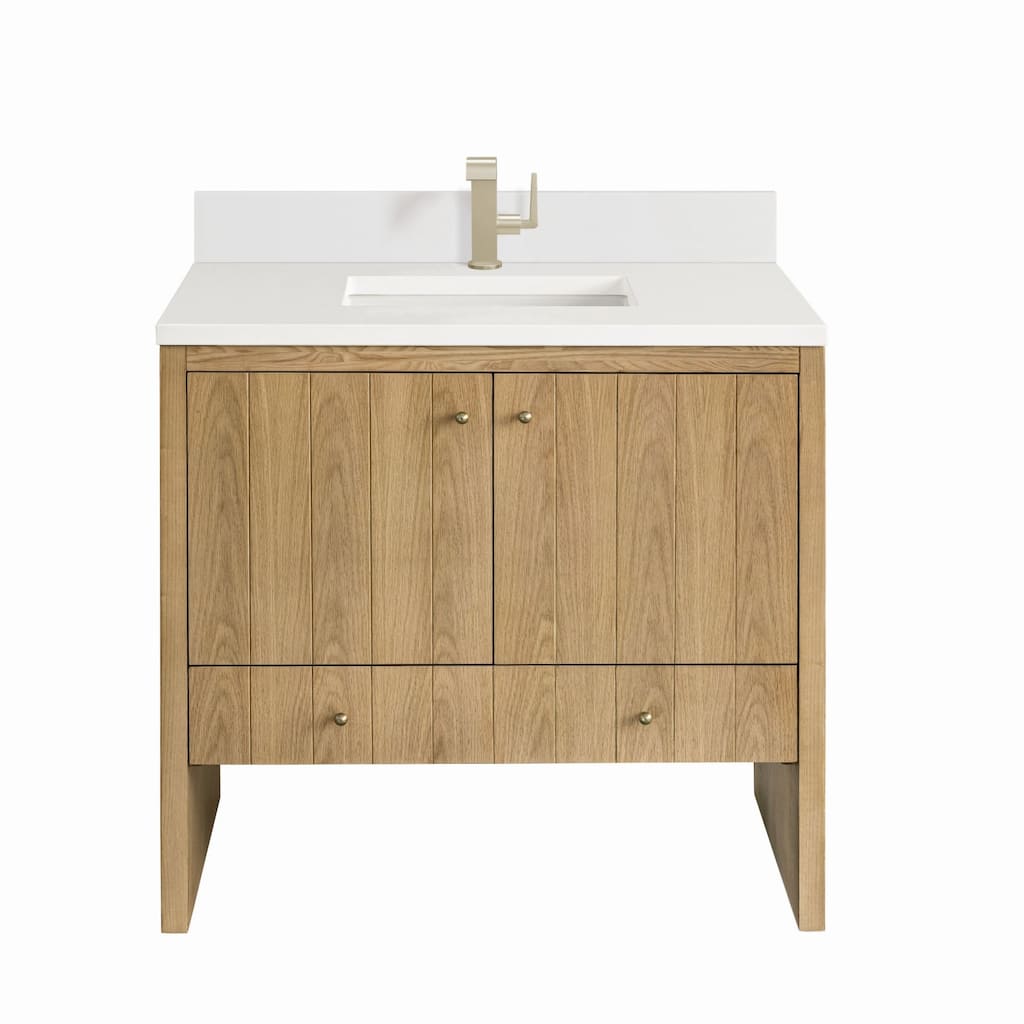 James Martin Vanities 435-V36-1WZ Hudson 36" Single Basin Wood Vanity