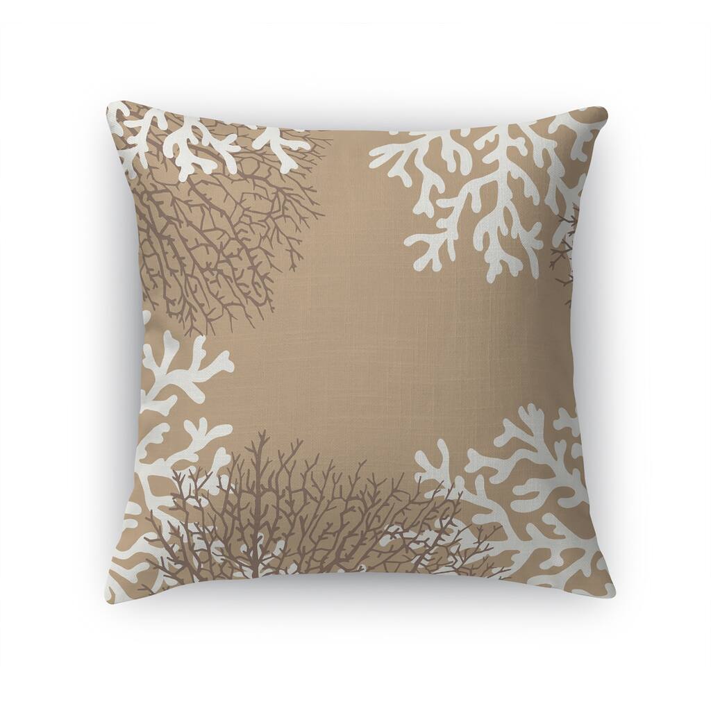CORAL TAN Accent Pillow By Kavka Designs