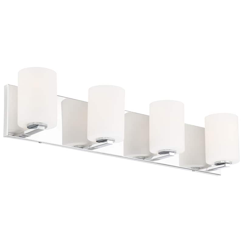 Access Lighting Oslo - LED Bath Vanity - Chrome Finish - Opal Glass - Replaceable LED