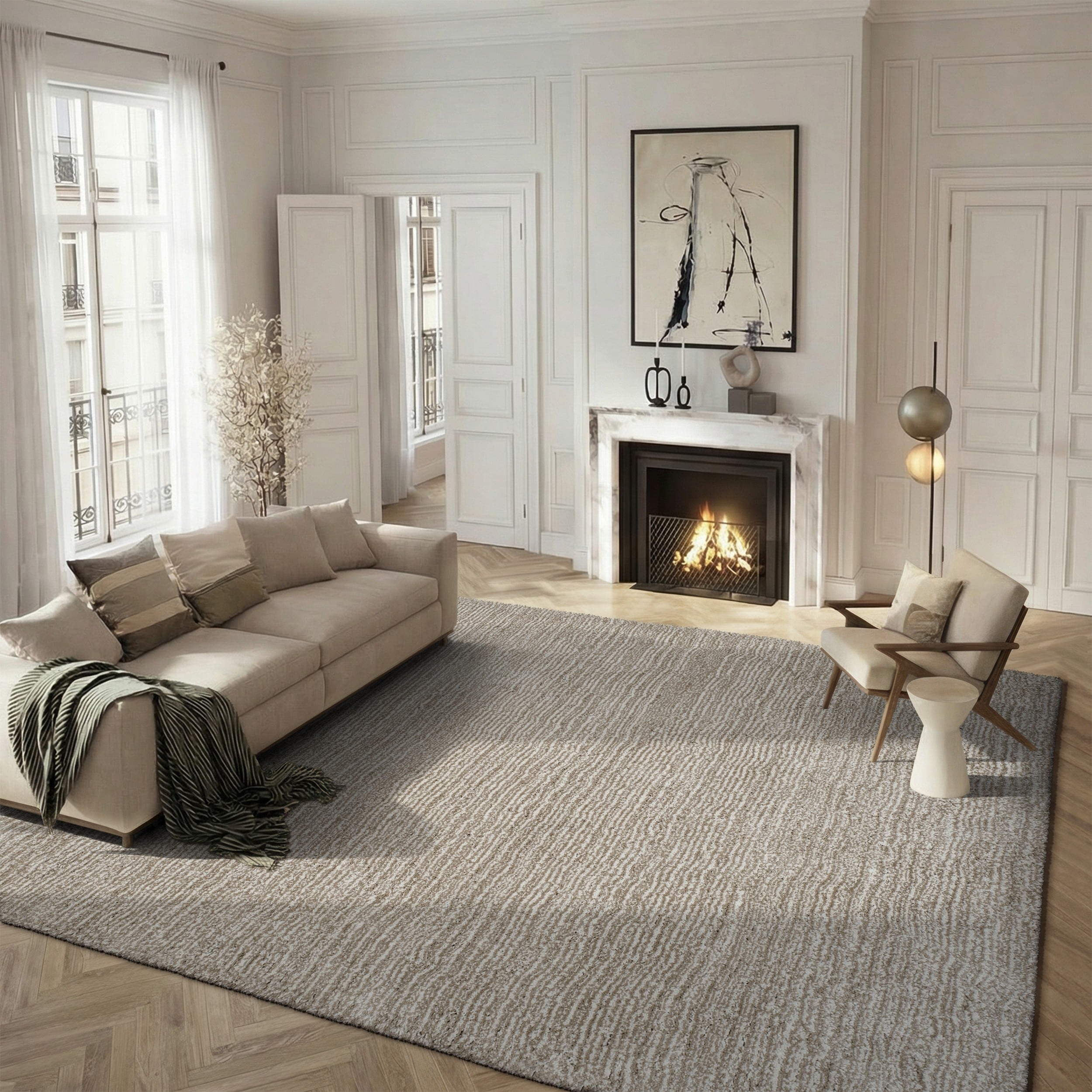 SAFAVIEH Handmade Ultimate Shag Makayla Rug