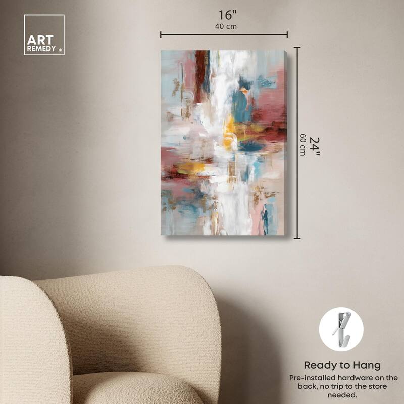 Warmth and cool III Canvas by Art Remedy, Gallery Wrapped