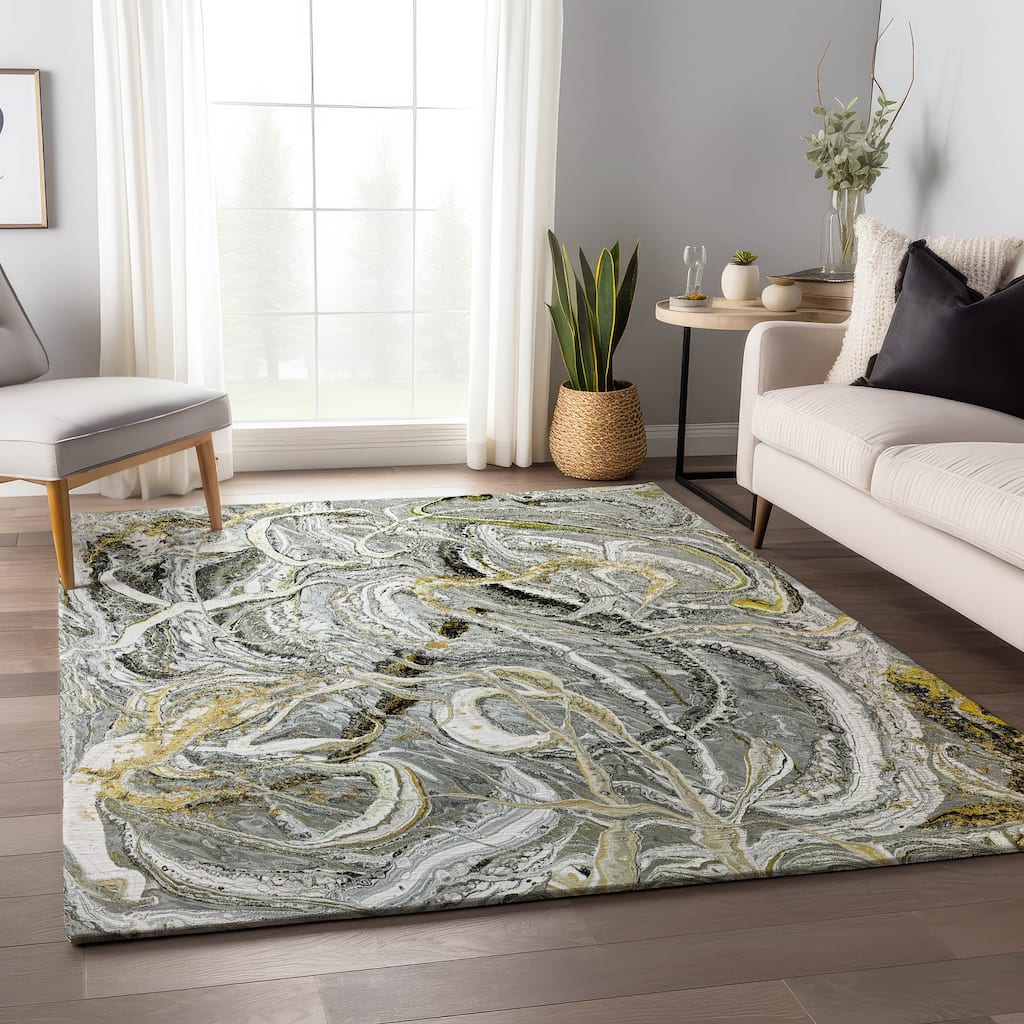 Premium Washable Super Soft Abstract Contemporary Mayfield Rug