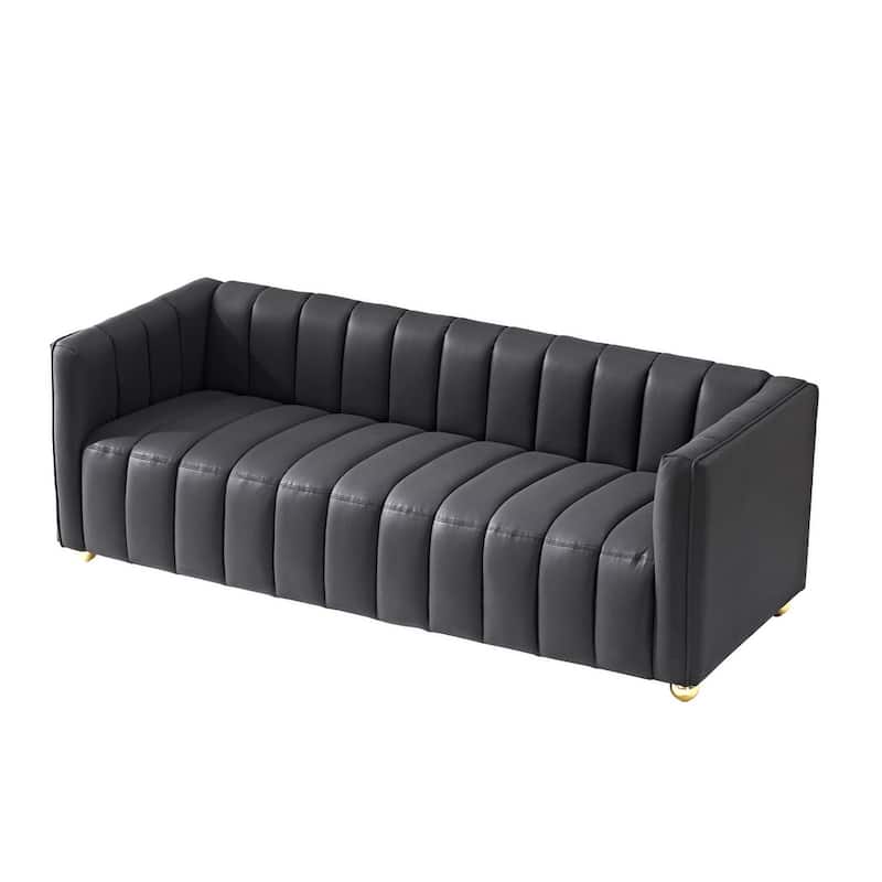 Channel Tufted Glam Indoor Living Room Sofa