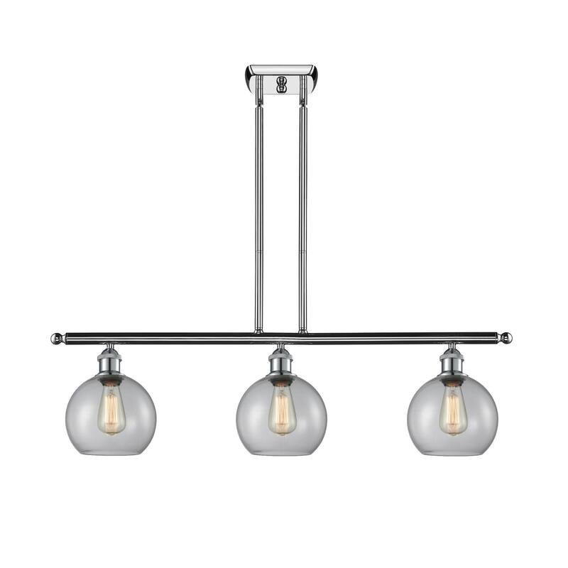 Innovations Lighting 516-3I-11-36 Athens Linear Athens 3 Light 36" - Polished Chrome / Clear