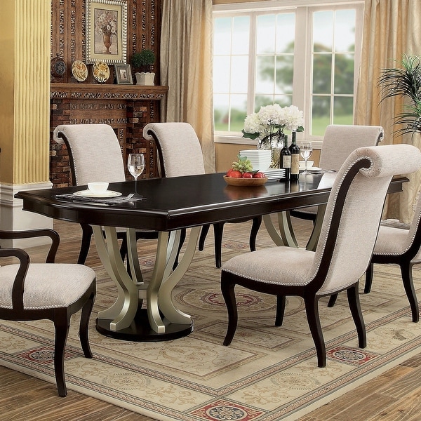 Copper Grove Buhovo Glam Espresso 106 inch Wood Expandable Dining Table On Sale Bed Bath Beyond 12915180