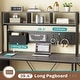 preview thumbnail 31 of 68, L Shaped Gaming Desk Computer Desk Corner Desk Pegboard Power Outlet