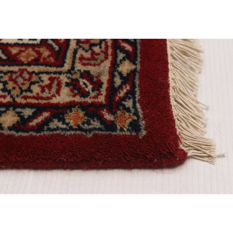 ECARPETGALLERY Hand-knotted Bijar Red Wool Rug - 6'6 x 7'11