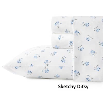 Stone Cottage Cotton Percale Printed Sheet Set