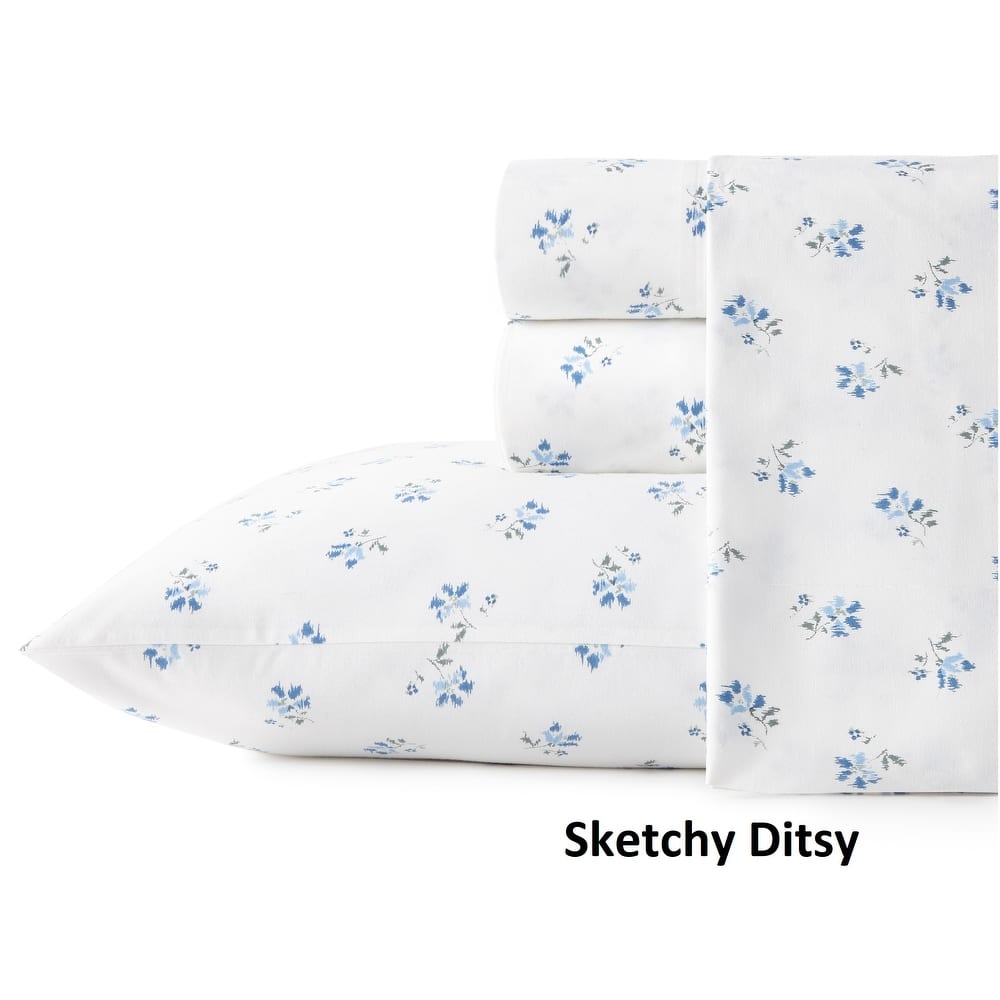 Stone Cottage Cotton Percale Printed Sheet Set