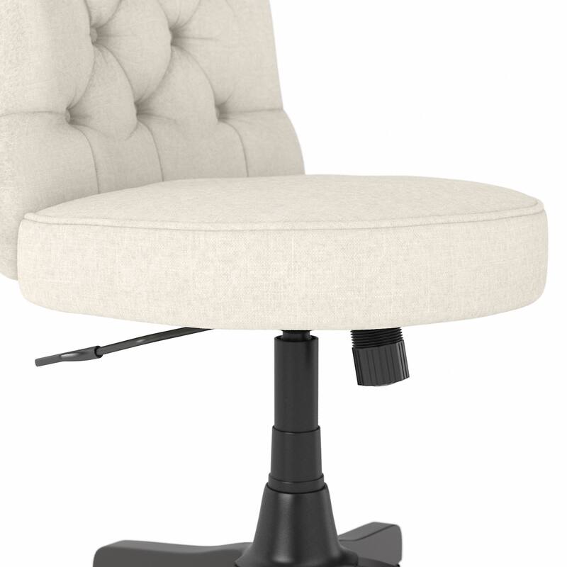 Key West 60W L-Desk with Tufted Office Chair by Bush Furniture