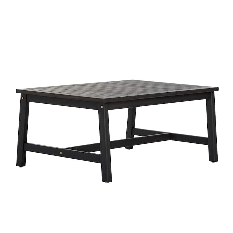 Christopher Knight Home - Nancy 2-Piece Outdoor Acacia Wood Loveseat and Coffee Table Seating Set