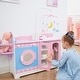 preview thumbnail 7 of 8, Olivia's Little World 6-in-1 Baby Doll Changing Station, Pink/Purple - 39.49" L x 10.98" W x 24.76" H