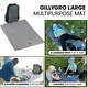 preview thumbnail 4 of 10, GillyGro Diaper Bag Backpack with In-built Booster, Roll-out Changing Pad, Organizer Insert