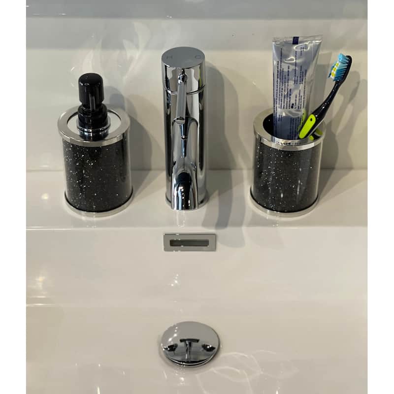 Ambrose Exquisite 2 Piece Soap Dispenser and Toothbrush Holder in Gift Box