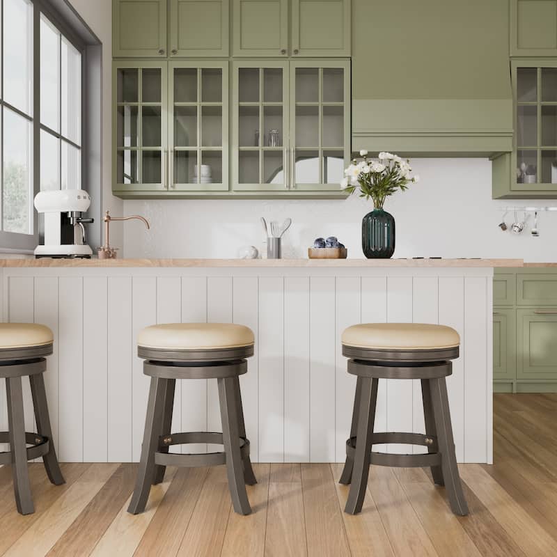 DTY Indoor Living Creede Backless Swivel Stool