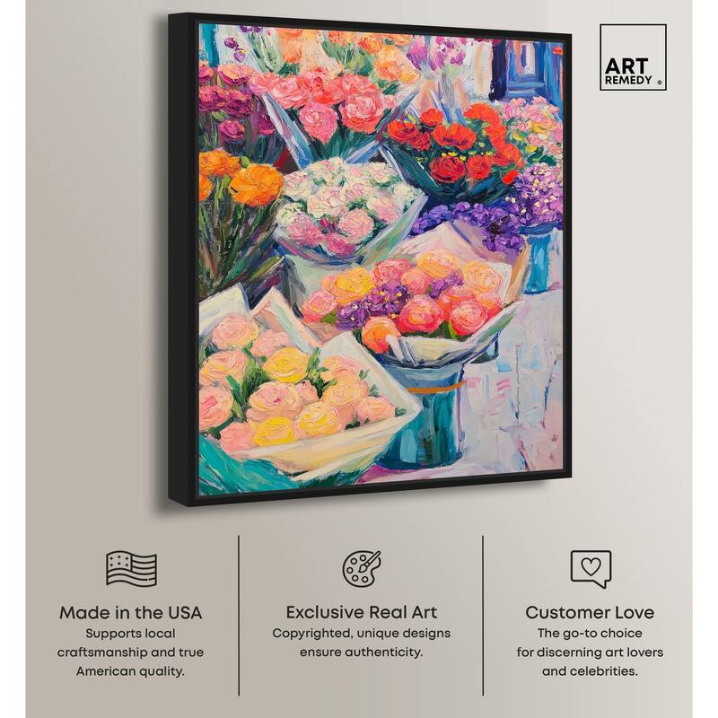 Market Blooms II Canvas by Art Remedy