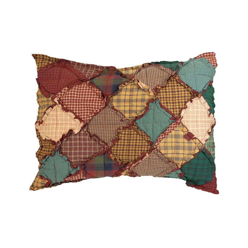 Donna Sharp Campfire Cotton Quilt Collection - Yellow - King Size Sham