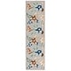 preview thumbnail 36 of 54, SAFAVIEH Hand-Tufted Blossom Kierston Modern & Contemporary Wool Rug 2'6" x 8' Runner - Grey/Blue - Runner