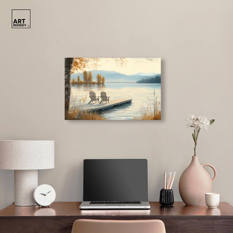 Lake of Dreams Canvas by Art Remedy, Gallery Wrapped