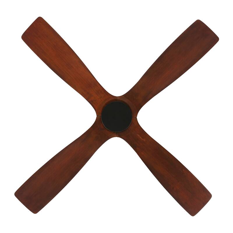 MLiAN 48" 4 Blades Indoor DC Flush Mount Ceiling Fan with Remote