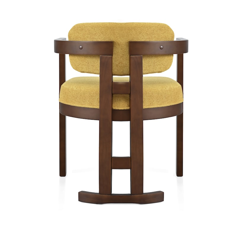 Christopher Knight Home - Evelyn Upholstered Rubberwood Dining Chairs for Stylish and Comfortable Dining Spaces (Set of 2)