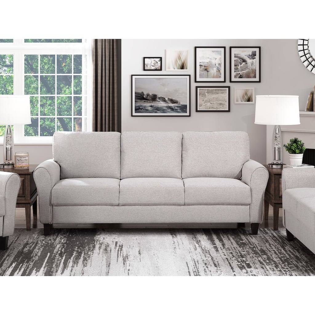 Classic Fabric Upholstered Sofa with Pocket Coils - 80.5 in.
