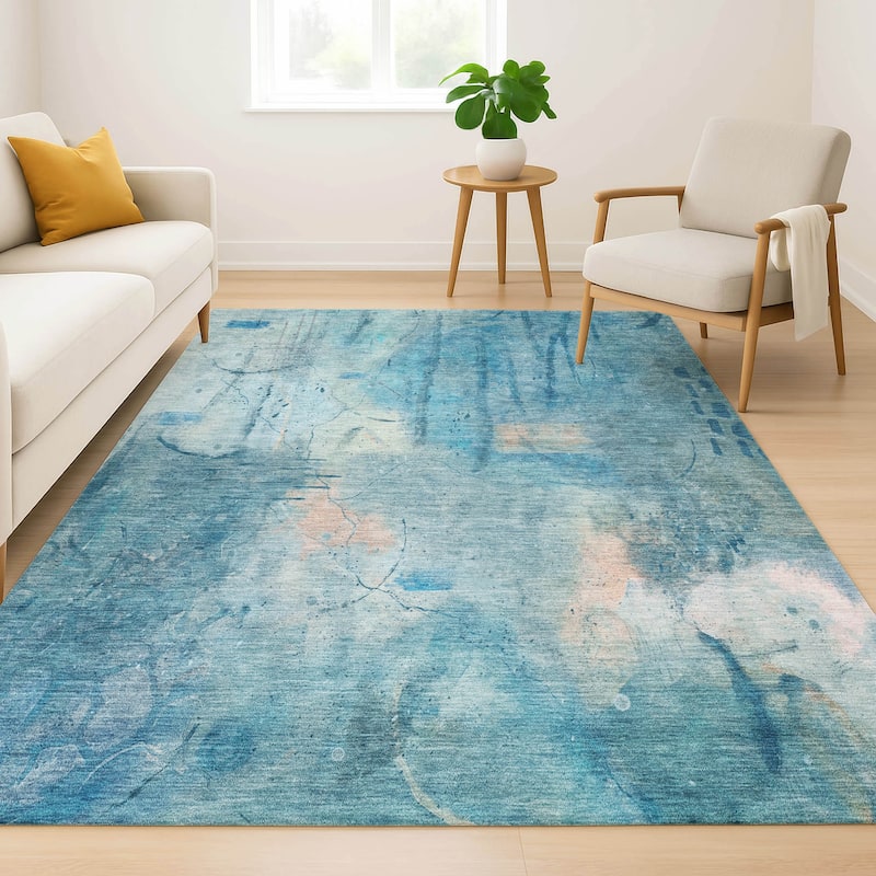 Premium Washable Super Soft Abstract Glam Mayfield Rug