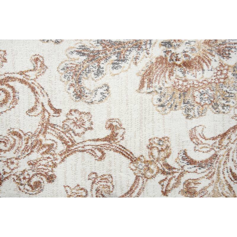 Alora Decor Lavish Medallion Damask Rug