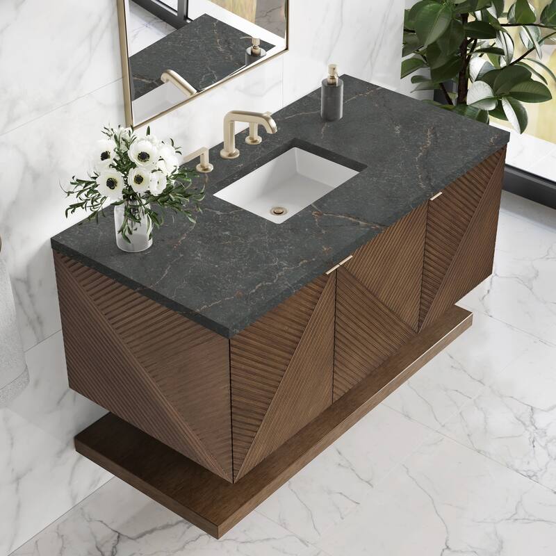 Marcello 48" Single Vanity, Chestnut w/FreePower Wireless Charger