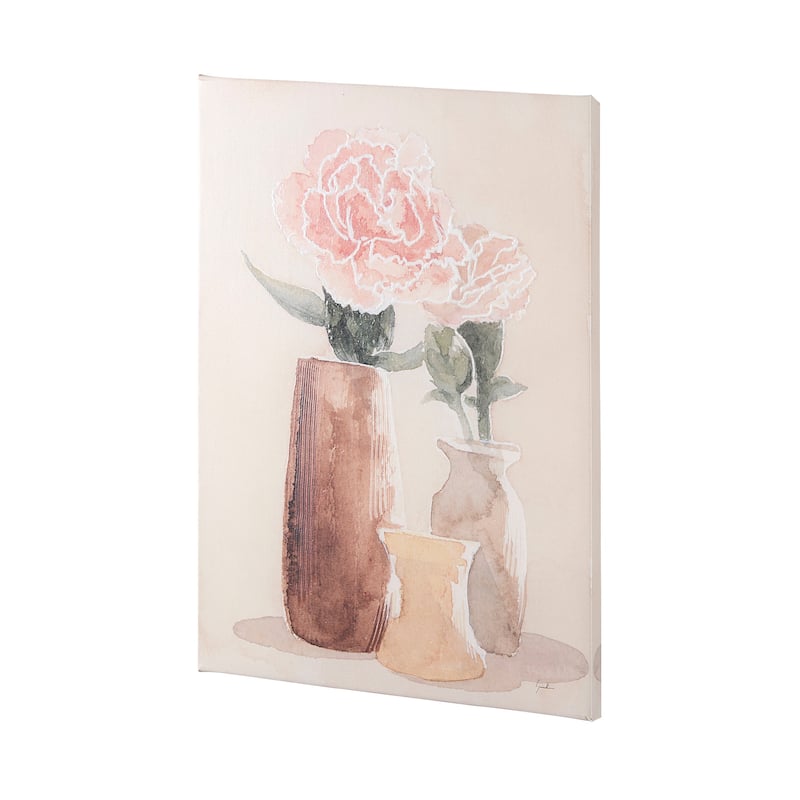 Boho Flowers I (36 x 48) Canvas Art Print