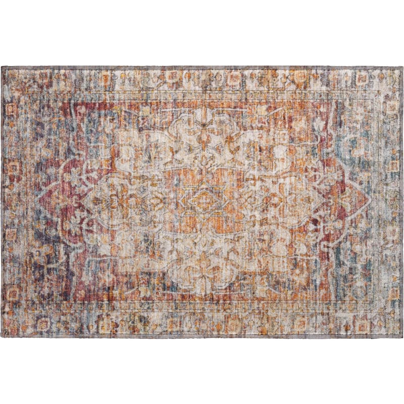 Premium Washable Super Soft Vintage Traditional Mayfield Rug