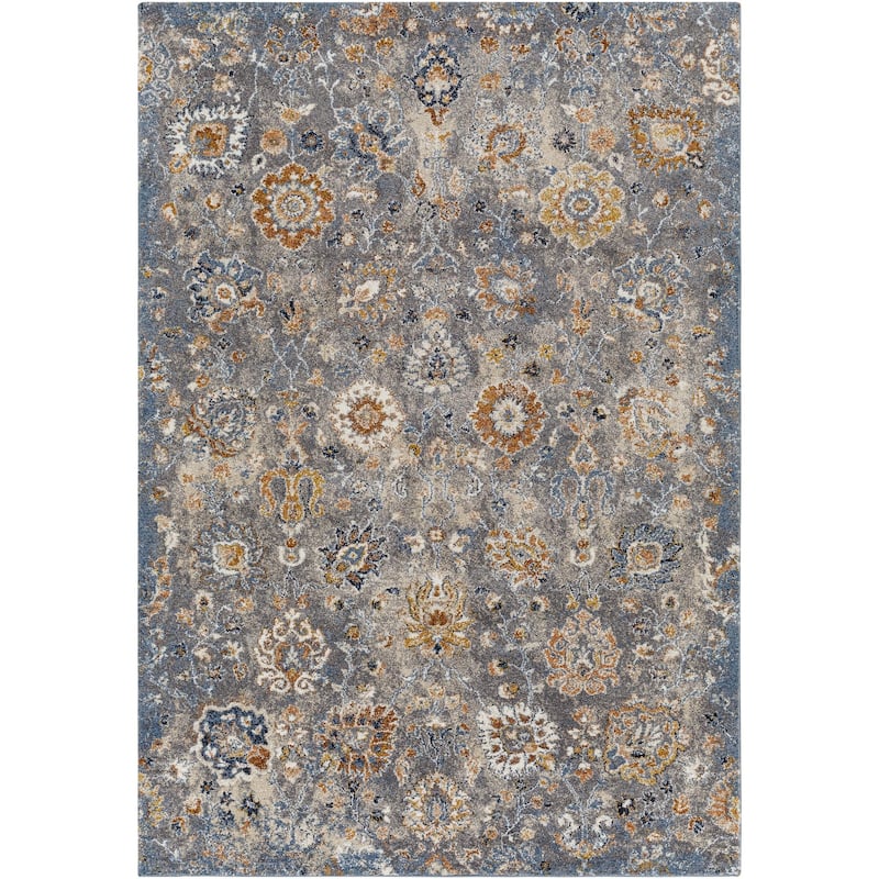 Keira Updated Traditional Medallion Area Rug