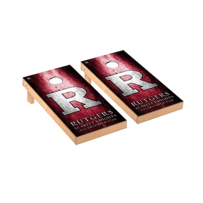 Rutgers Scarlet Knights Museum Cornhole Board Set