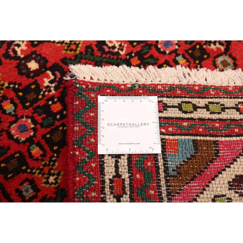 ECARPETGALLERY Hand-knotted Andelz Red Wool Rug - 2'5 x 9'2