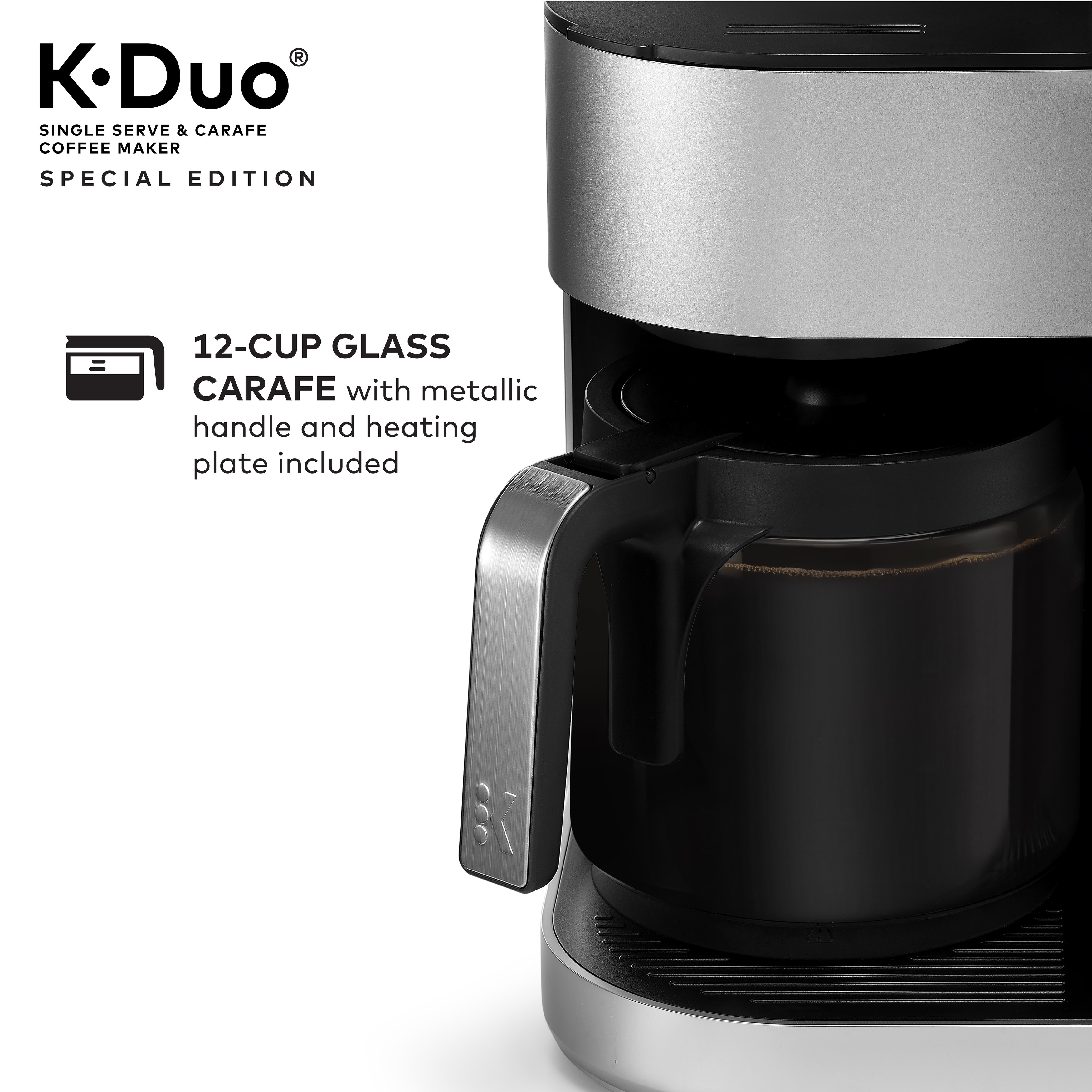 Keurig 125 K-Duo Essentials Single Serve & Carafe Coffee Maker