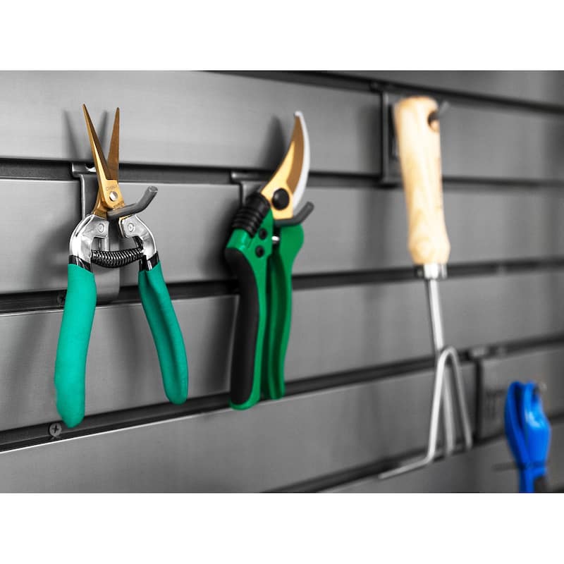 NewAge Products Slatwall Accessories - 4" Single Hooks (Pack of 6)