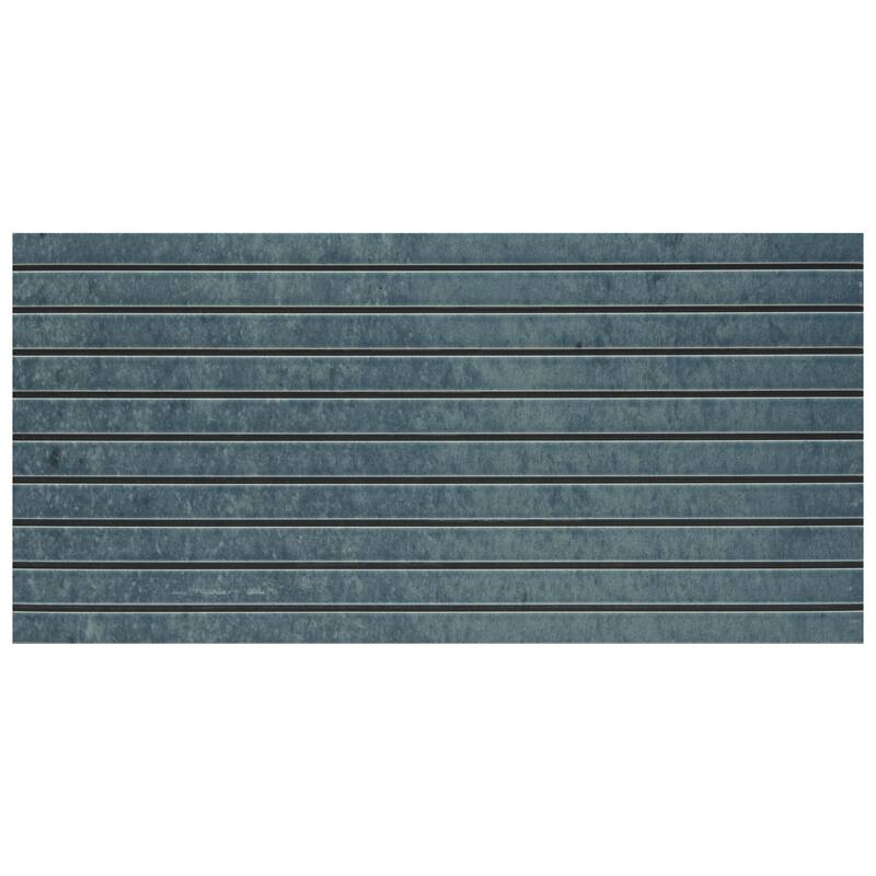 Merola Tile Capri Strata Indigo 6-7/8" x 14" Porcelain Floor and Wall Tile