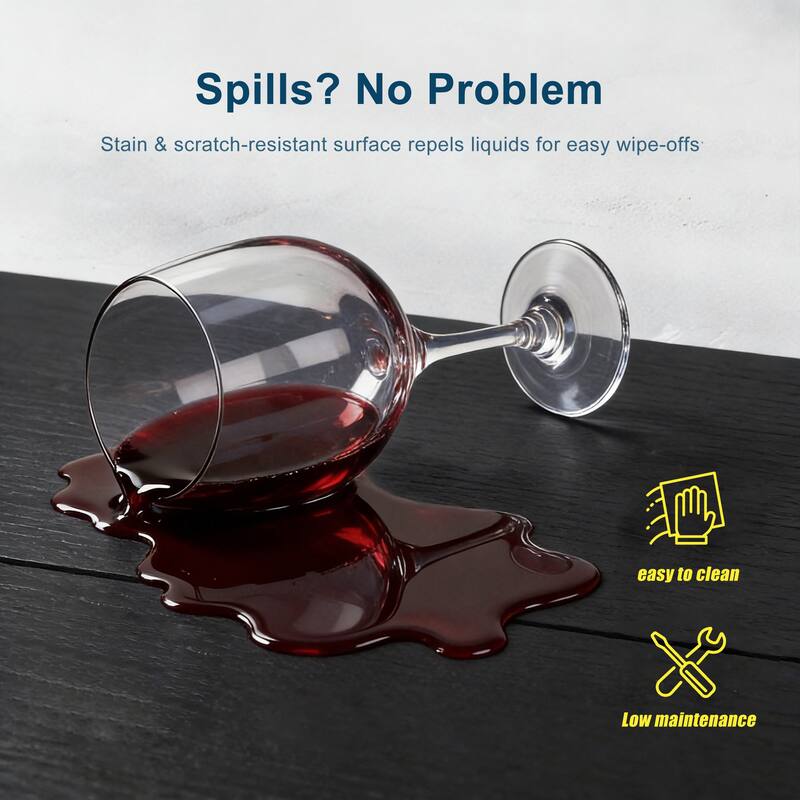 HIPS Outdoor Dining Set, Ergonomic Patio Chairs and Table(Set of 7)