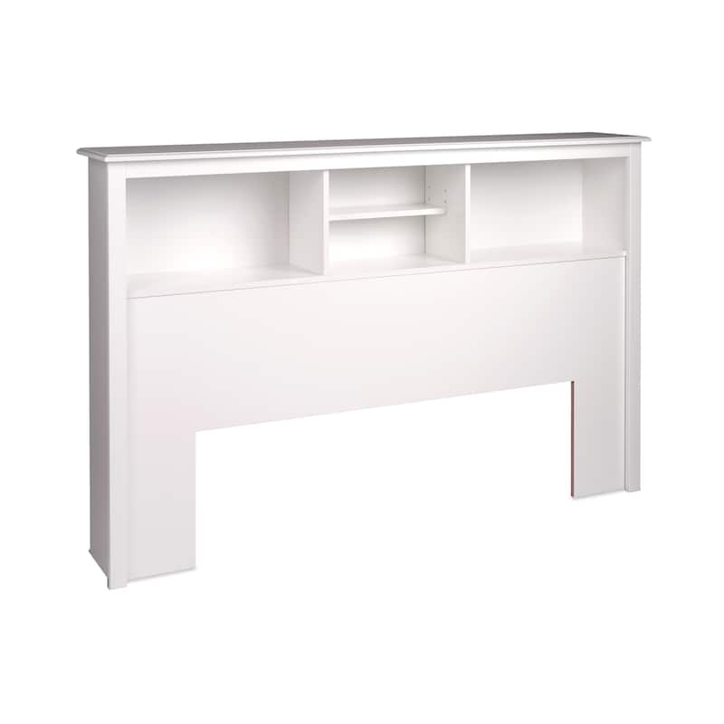 Monterey Full/Queen Bookcase Headboard - White