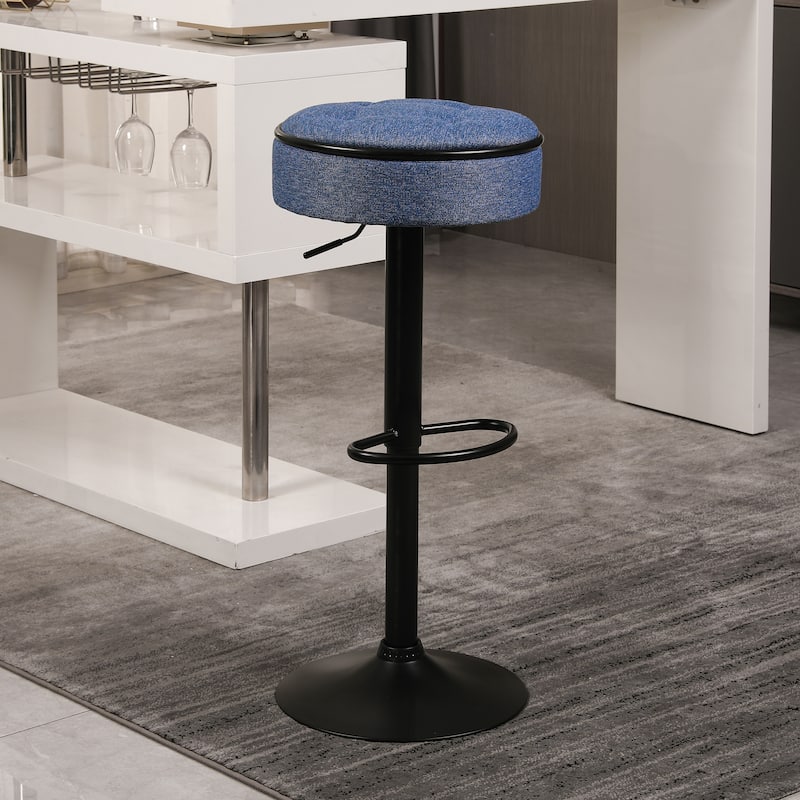 Round Storage Bar Stool Set Of 2