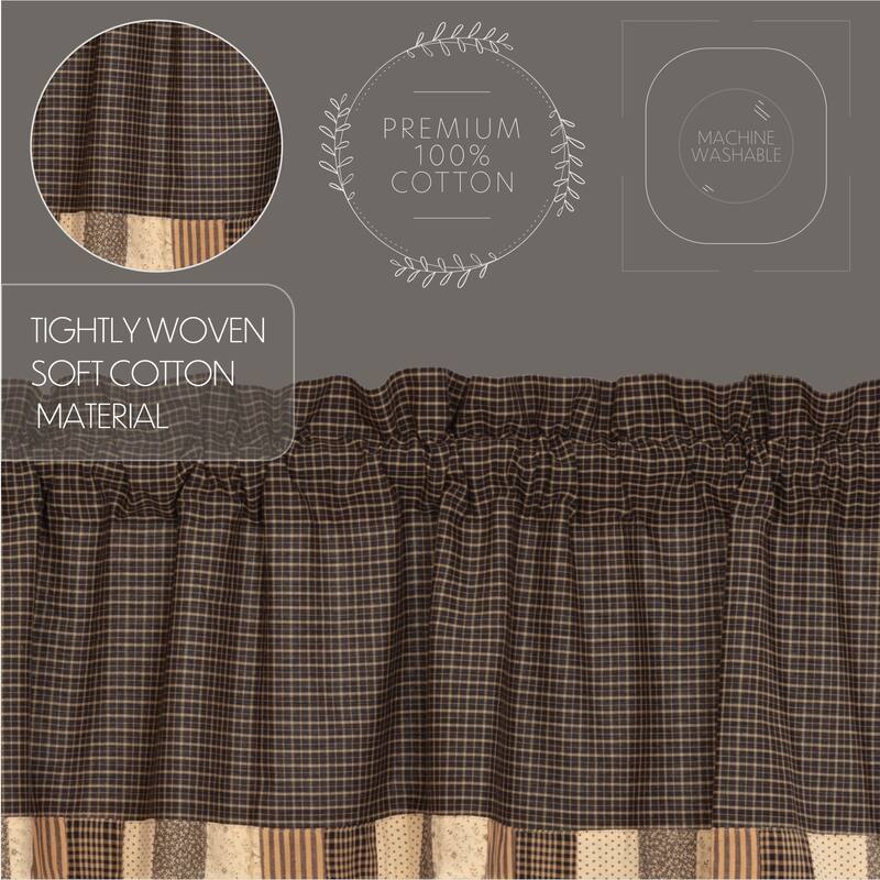 Kettle Grove Block Border Valance