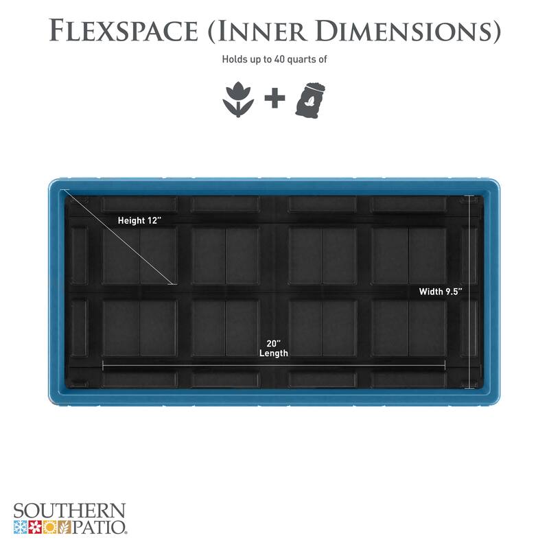 Southern Patio FlexSpace Modular Planter Garden