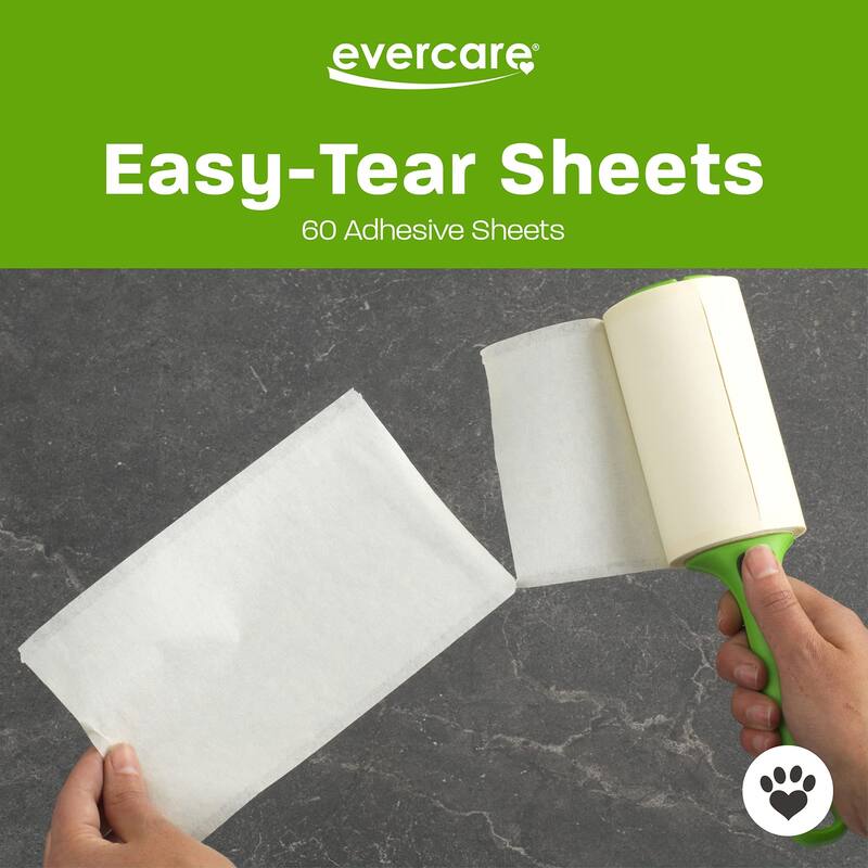 Evercare Giant Pet Hair Roller Refill 60 Sheets