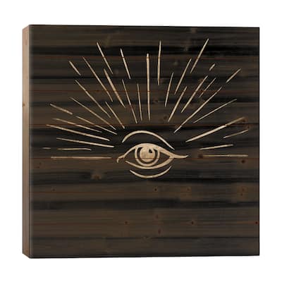 Third Eye II Print On Wood by Jacob Green - Multi-Color
