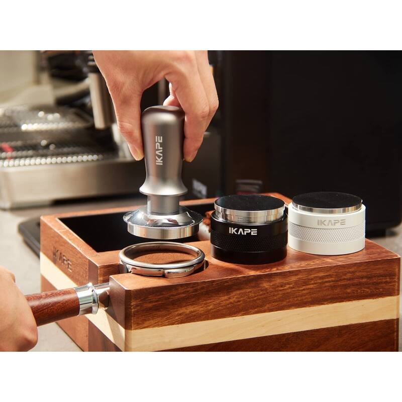58mm Espresso Tamper, Premium Barista Coffee Tamper with Calibrated