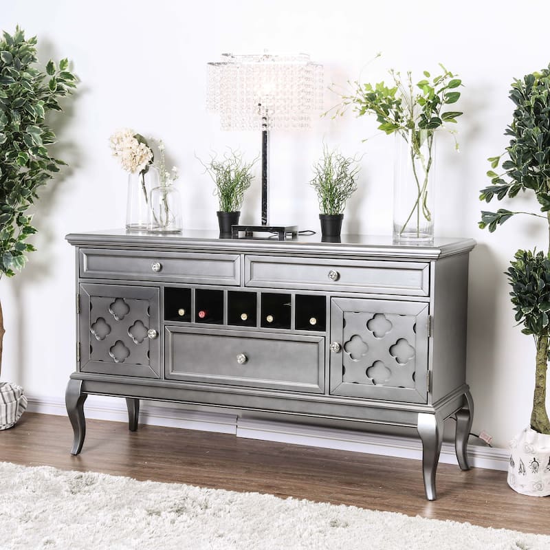 Furniture of America Mora Glam 60 inch Wood Buffet and Sideboard