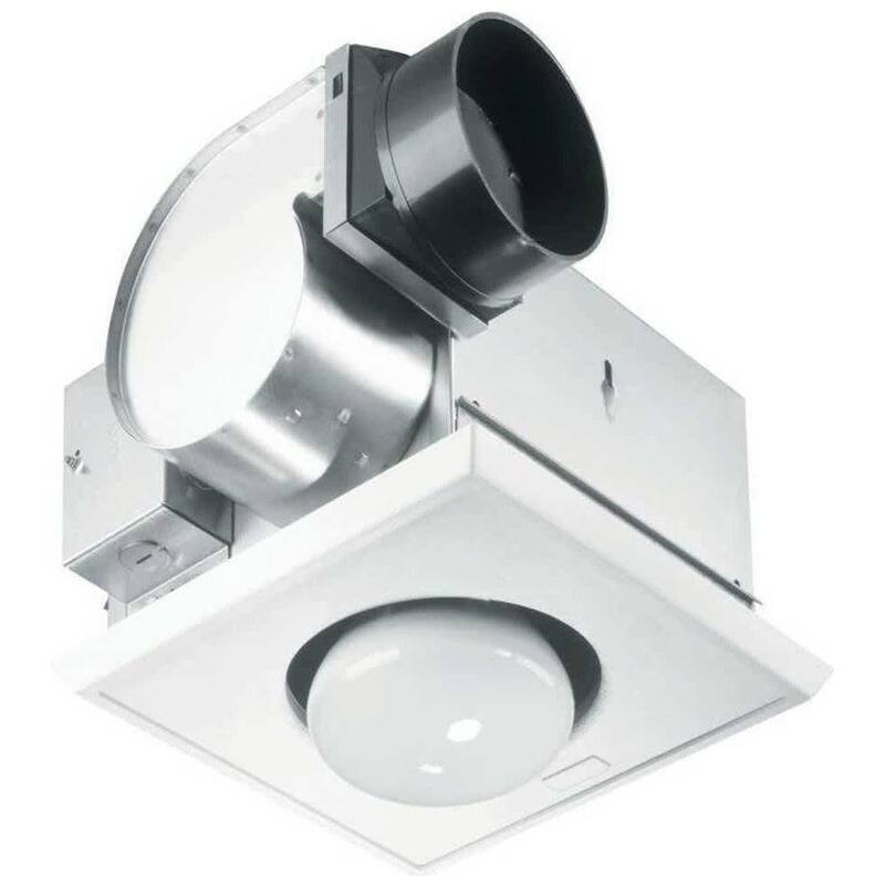 Broan 162M 70 CFM 4 Sone Ceiling Mounted Bath Fan - White
