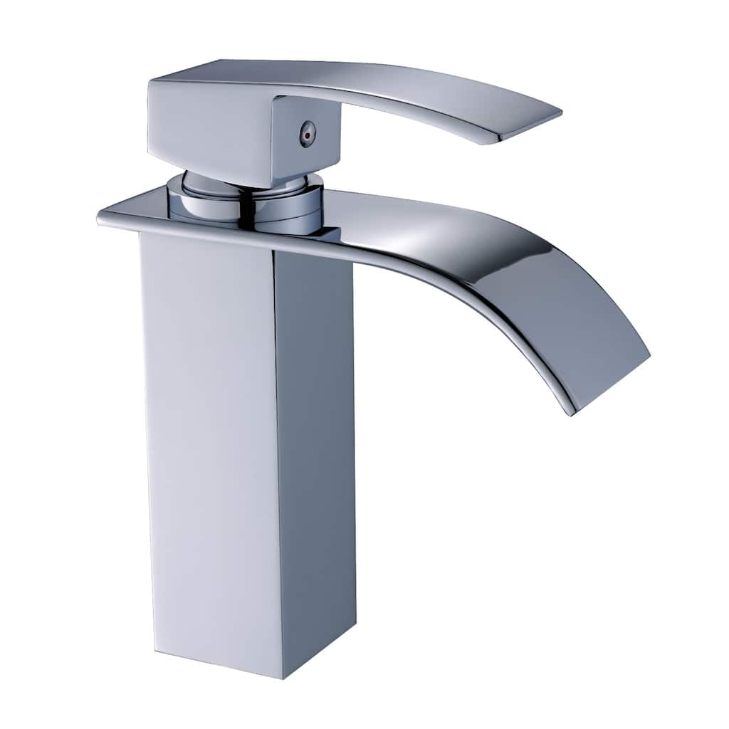 Single Handle Single Hole Bathroom Faucet in Chrome - 1.97*7.75
